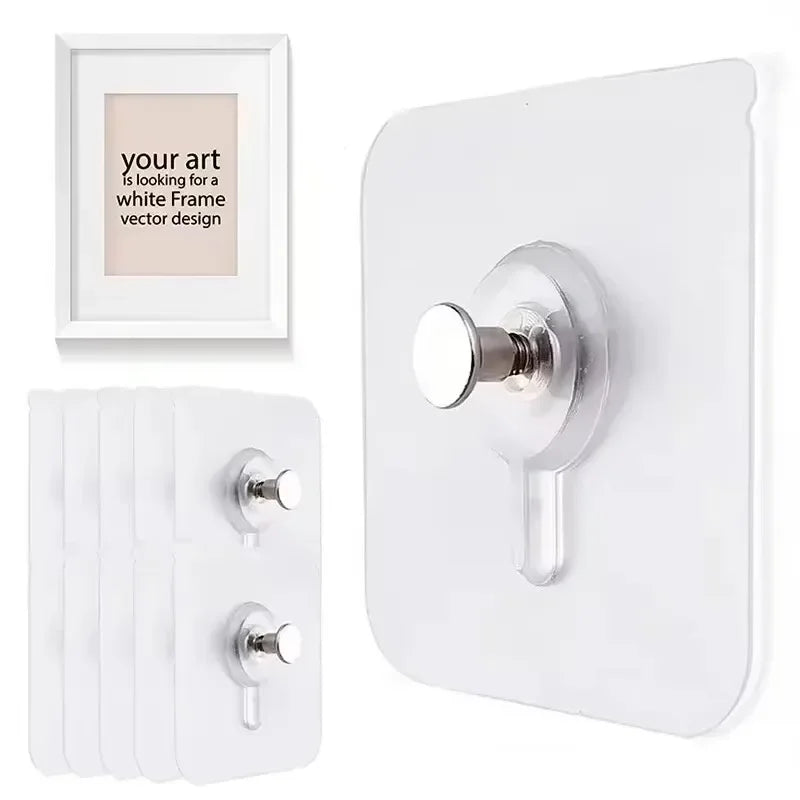 porte serviettes transparents adhésifs modernes sans perçage instructions inclusées 10pcs