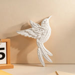 moule silicone oiseau stylisé décoration murale moderne ornement suspendu blanc opaque