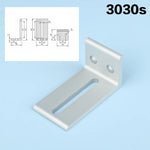 supports d'angle argenté équerres d'angle industriels plats opaques aluminium bricolage travail bois fixations