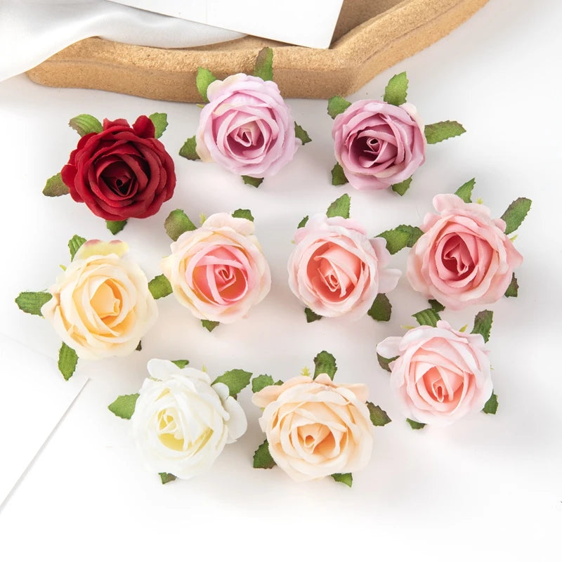 décoration intérieure roses artificielles multicolores classiques mariage anniversaire baby shower