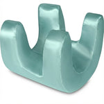 coussin sommeil satin blanc anti ride memoire forme contour cou zipper