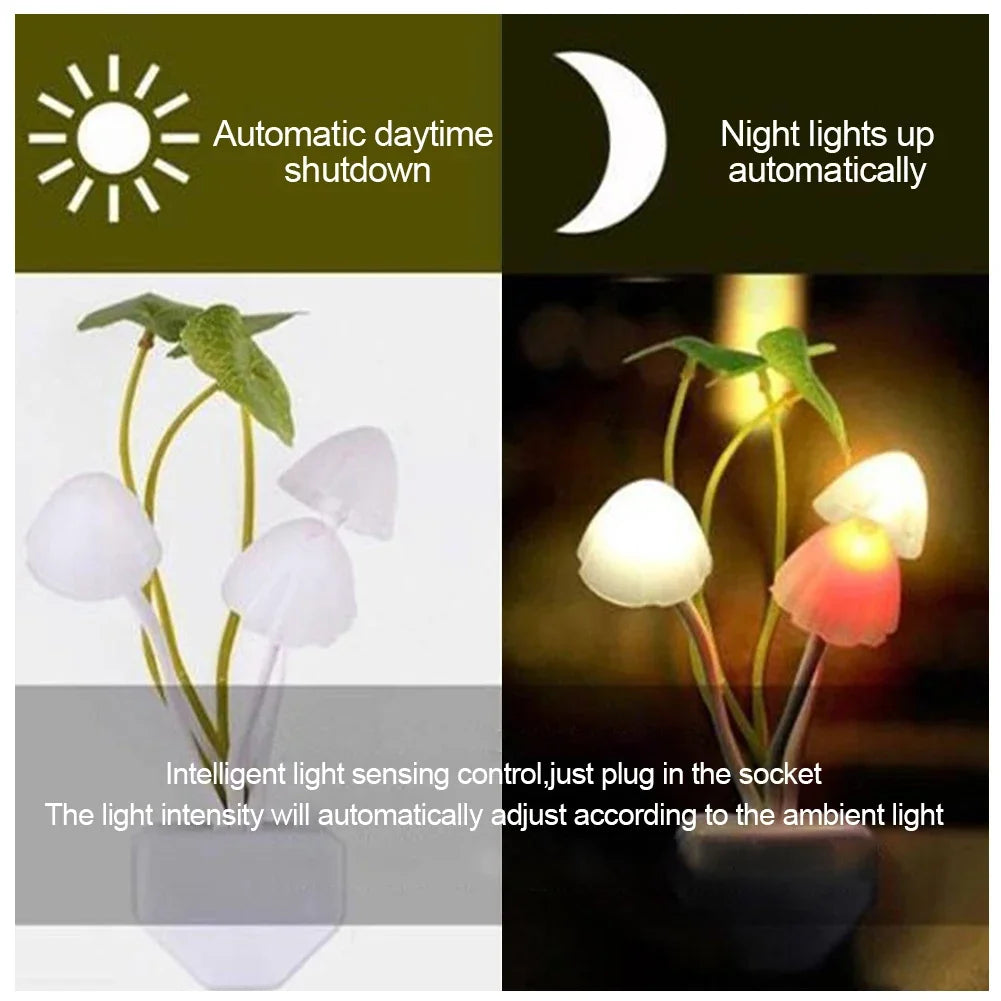 Lampe champignon LED 7 couleurs