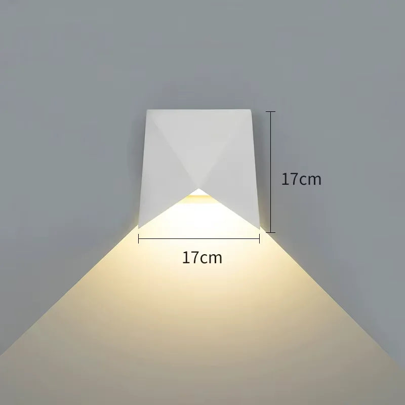 lampe murale moderne noir résistante l'eau ip65 encastrable flux lumineux faible