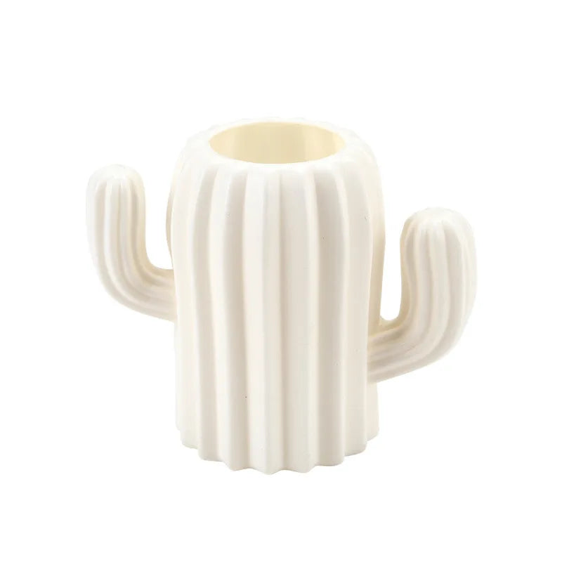 vase moderne blanc rose vert geometrique facettes minimaliste deco maison