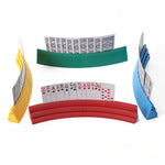 support cartes jeu couleur jaune bleu rouge vert moderne plastique