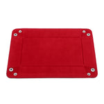 organiseur rangement moderne velours violet bleu vert rouge marron eyelets