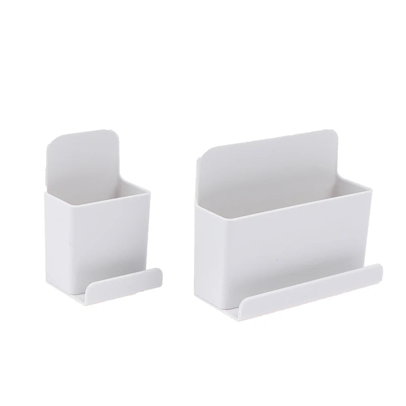 support télécommande blanc adhésif moderne minimaliste rangement télévision salle séjour