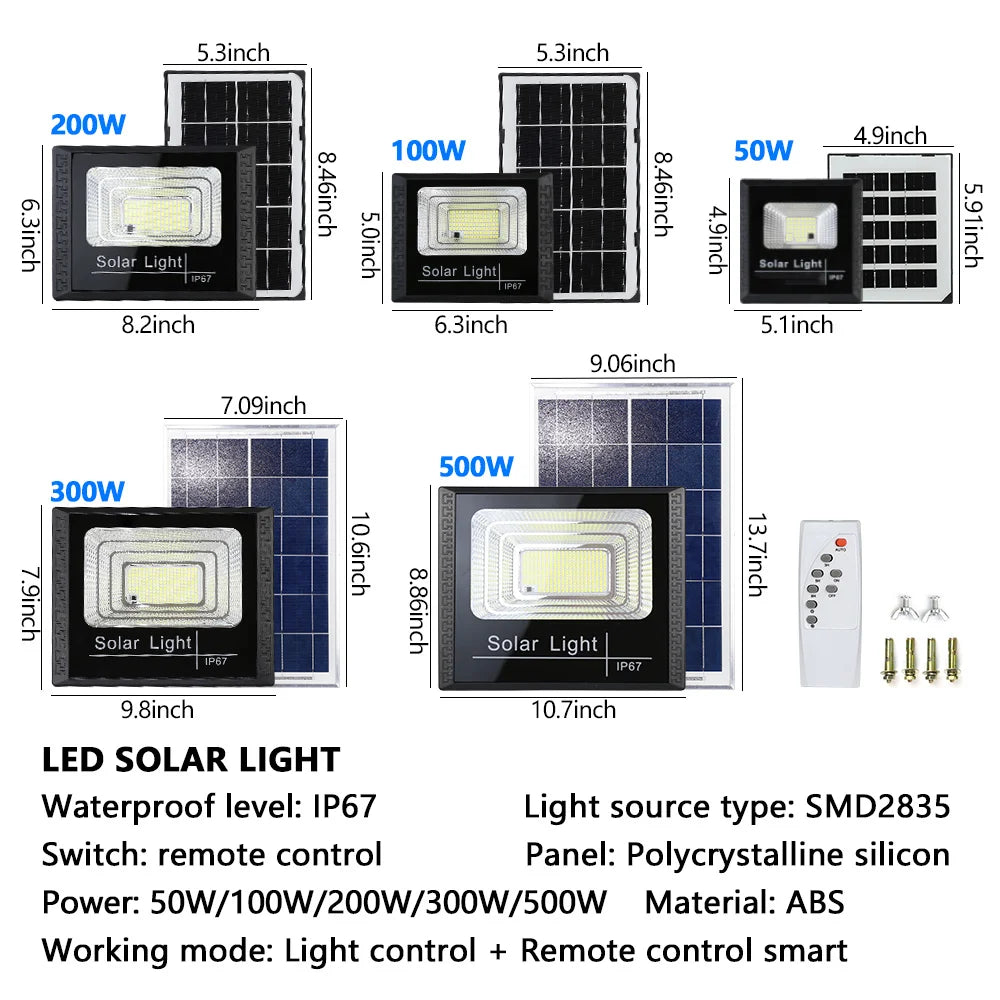 lampe solaire murale moderne noire bleu panneau photovoltaïque télécommande éclairage extérieur led 50w fixations