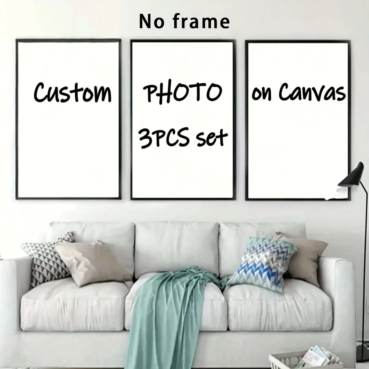 tableaux toile personnalisés moderne blanc photos clips piques famille animaux paysages couples mariage decoration