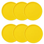 sous verres silicone respectueux environnement noir résistants chaleur antidérapants modernes 9cm