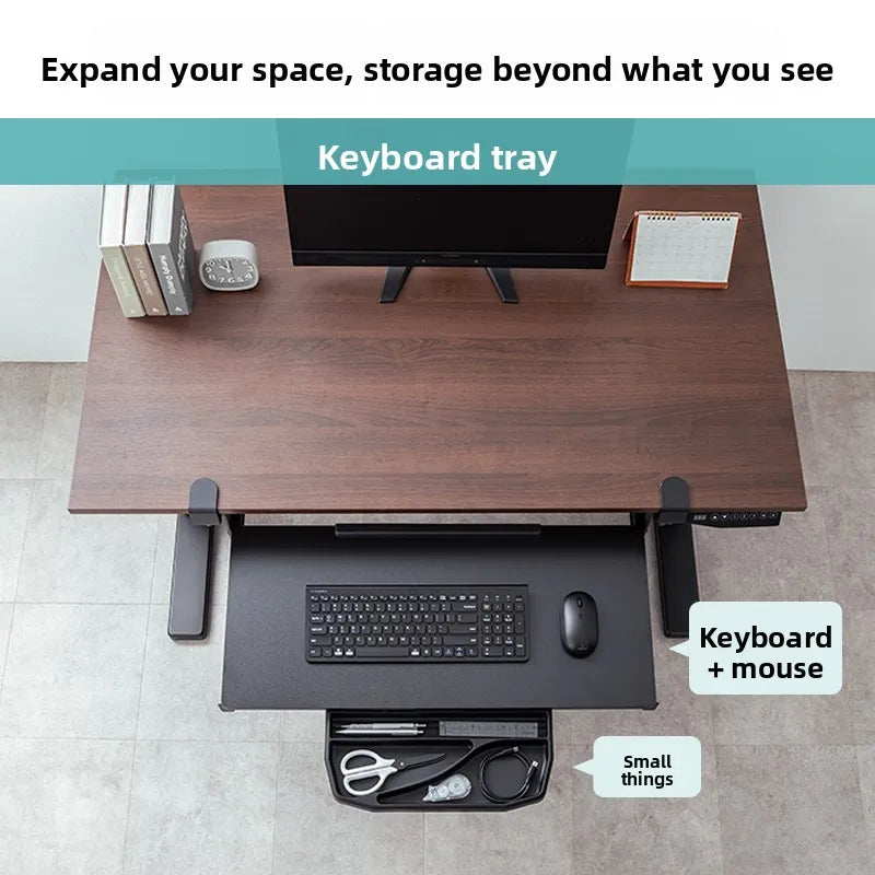 tiroirs rangement plastique blanc noir vis moderne bureautique fournitures clavier souris outils