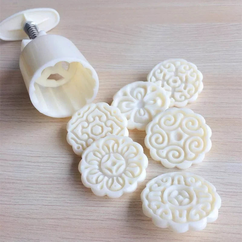 moule biscuits blanc moderne motifs floraux pièces respectueux environnement opaques