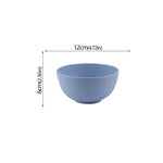 assiettes soupe modernes respectueuses l'environnement rose beige vert bleu opaques texture fine