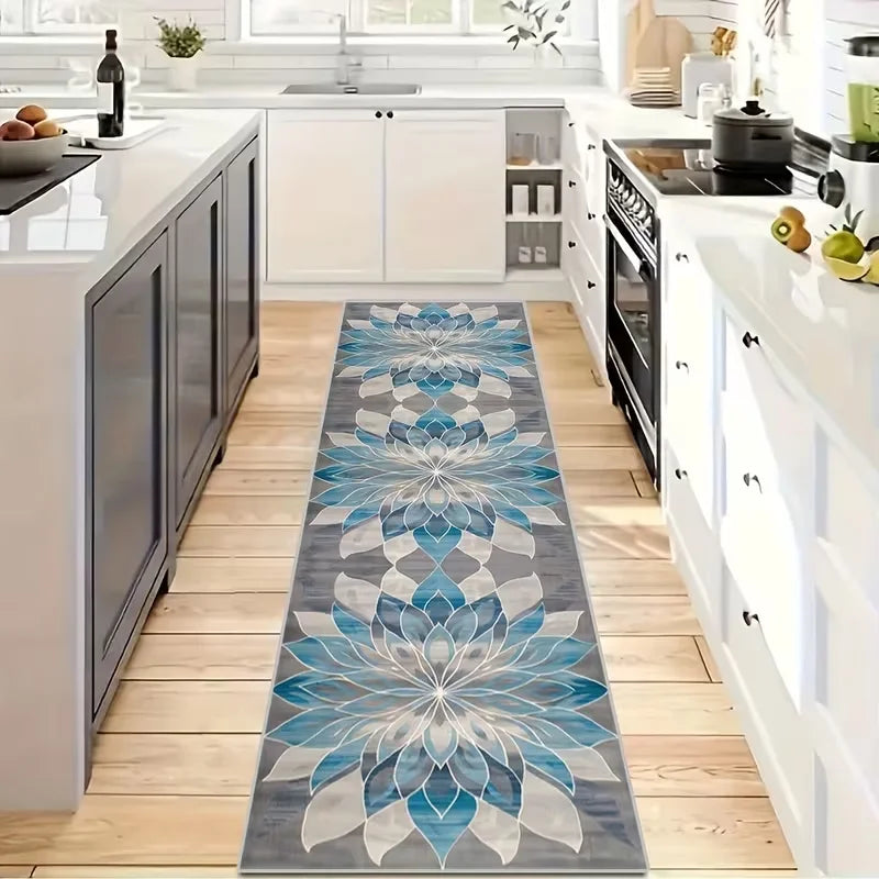 tapis moderne géométrique gris blanc rouge noir bleu vert salon extérieur décoration aubusson lavable