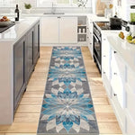 tapis moderne géométrique gris blanc rouge noir bleu vert salon extérieur décoration aubusson lavable