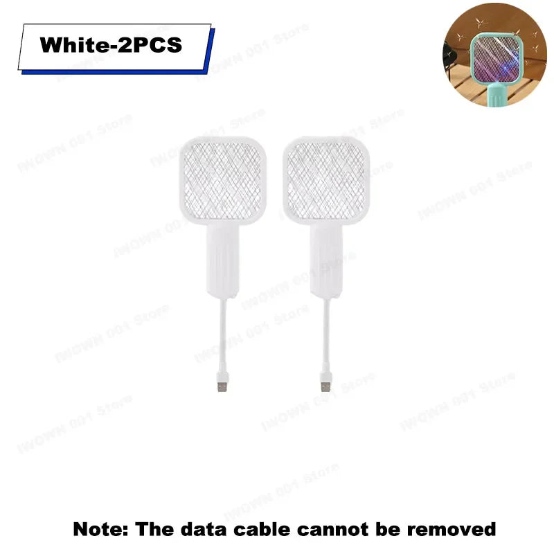 raquette anti moustiques rechargeable usb rose bleu noir blanc moderne pratique