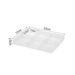 boîtes rangement jouets blanc transparent modernes réutilisables respectueux environnement cosmétiques articles divers poignées noires