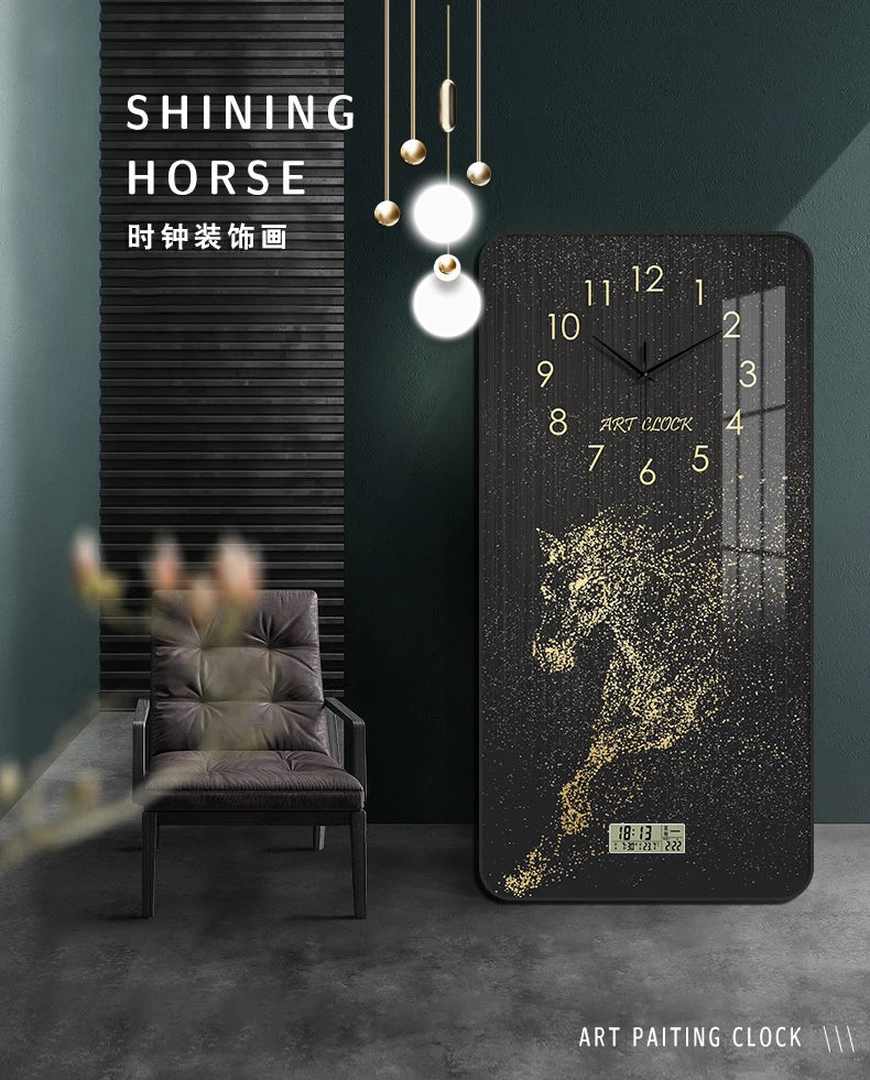 Pendule murale multicolore design contemporain