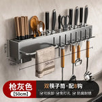 porte outils cuisine gris moderne porte couteaux fourchettes spatules pinces soufflets serviettes bpa free