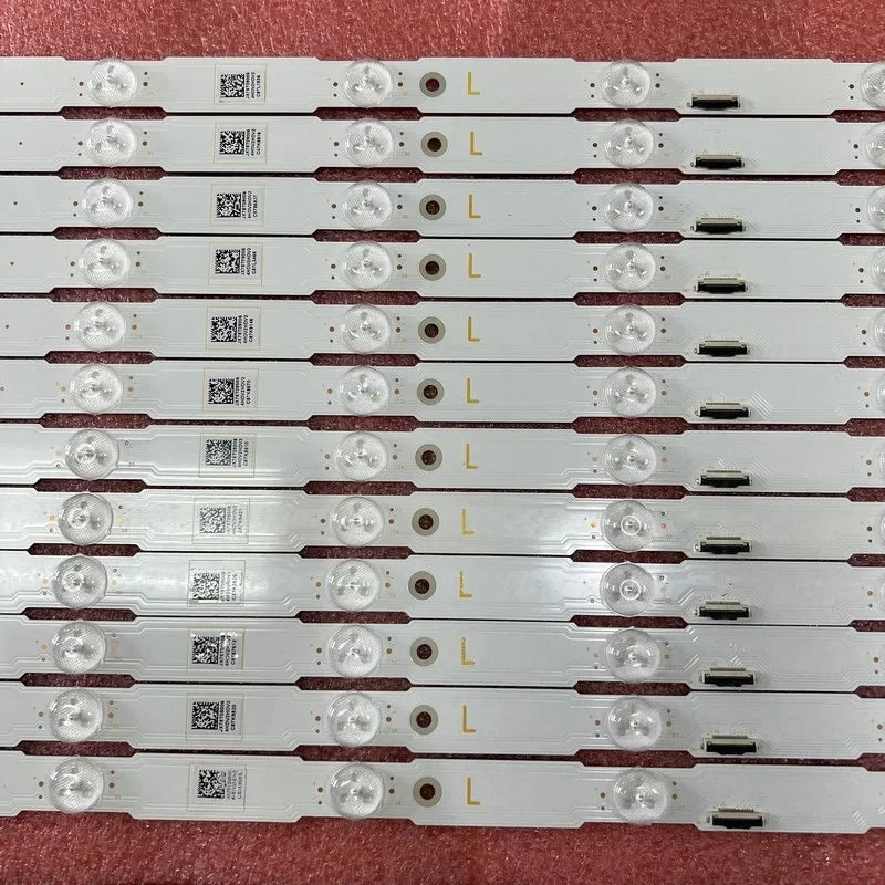 bande lumineuse led blanc rondeles translucides moderne qr codes connecteurs