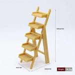 étagère miniature résine bois naturel plante artificielle boîte cadeau serviettes statuette anciennes dimensions multiples