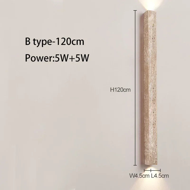 applique murale led pierre blanc moderne 3000k texture granulaire flux lumineux 249 2000