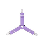 attache élastique lit clips métalliques tissu uni polyester coton moderne bleu noir blanc qualité