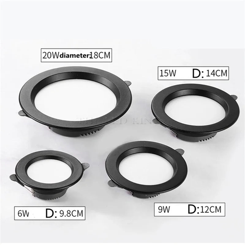 ampoule led spot blanc moderne 220v clips fixation 20w opaque chambre cuisine