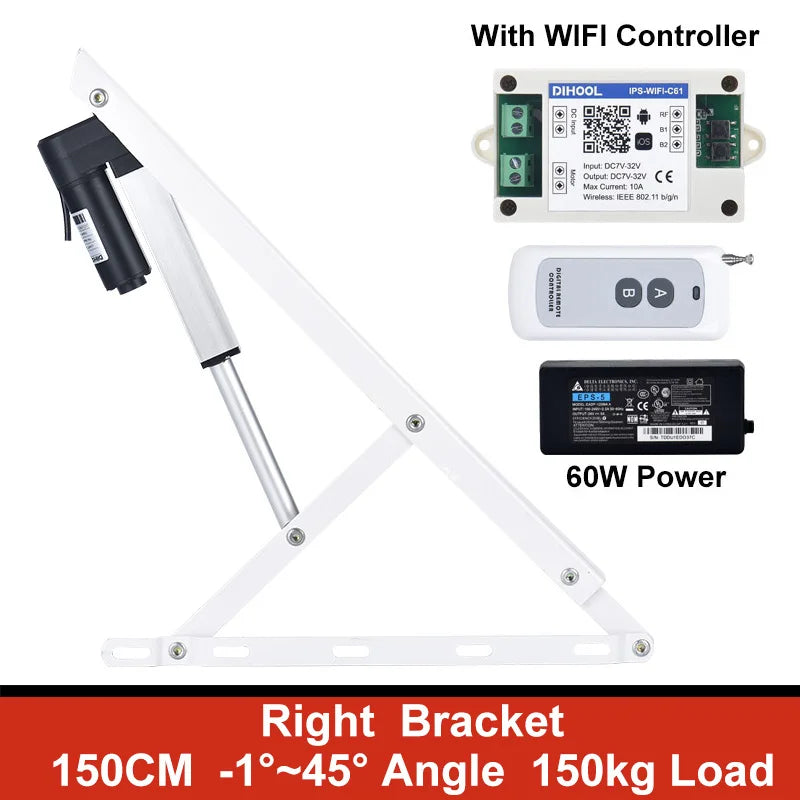 support charge électrique pliable blanc moderne moteur électrique lisses opaques lit