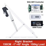 support charge électrique pliable blanc moderne moteur électrique lisses opaques lit