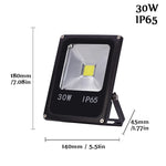 projecteur led motion sensor 10w 30w 50w ip65 moderne acier inoxydable clips extérieur