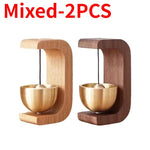 décoration intérieure boules sonores aimantées or bois modernes minimalistes suspension chambre entrée