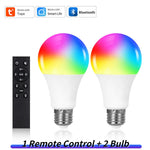 ampoule led intelligente é27 blanc multicolore rgb moderne application tuya bluetooth