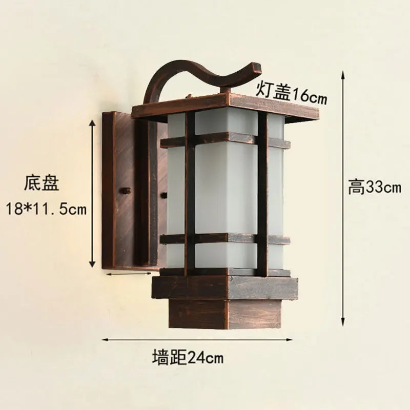 lampe murale moderne rustique couleur noir brun texture bois translucent mur fixe led chambre