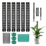 supports plantes pliants adhésifs cordelettes piquets blancs verts modernes intérieur