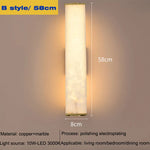 lampe murale moderne marbre blanc doré éclairage cuisine chambre entrée 249lm 260v