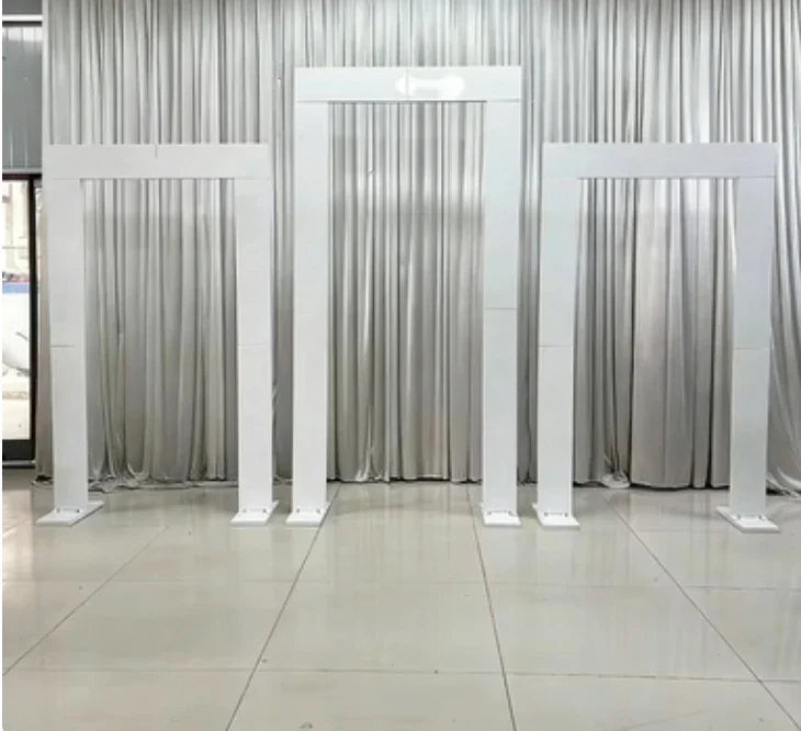 arche decorative or noir blanc moderne elegante deco mariage festivite lisse brillant
