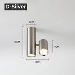 Spot LED moderne réglable argent noir blanc doré monté surface chambre cuisine salle manger
