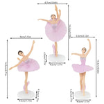 décoration gâteau danseuse tutu plumes chaussures danse transparentes anniversaire rose blanche ballet