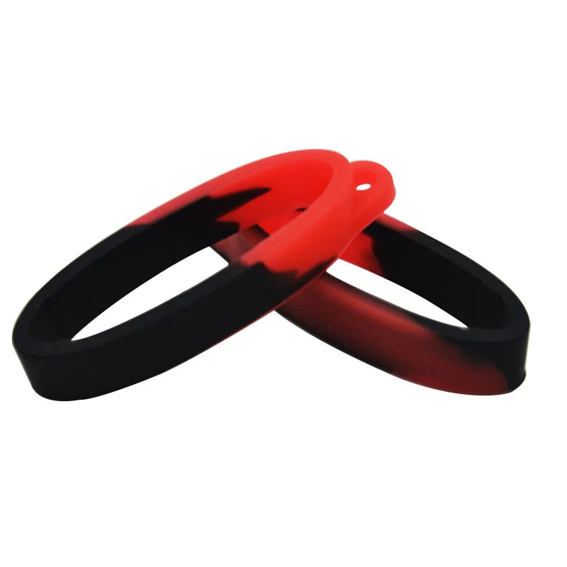anneaux silicone multicolores bouchons bouteille modernes violet rose noir vert bleu rouge blanc