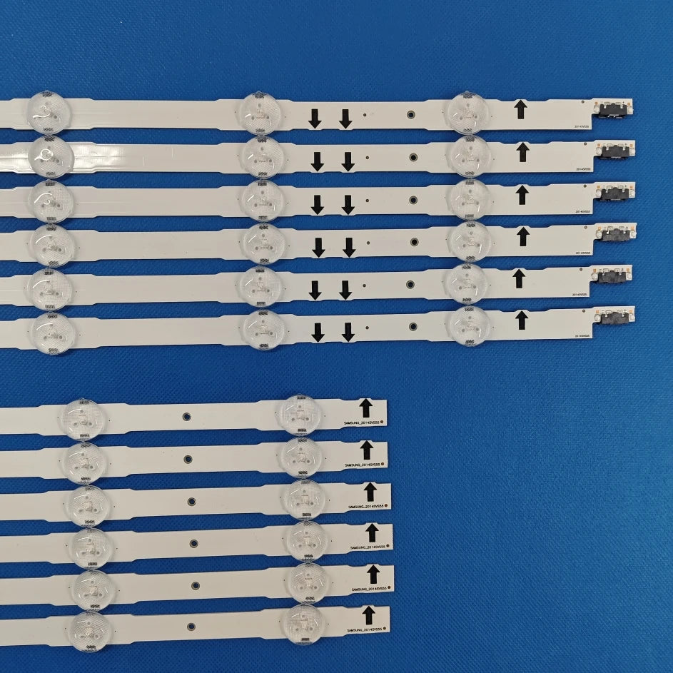bandes led éclairage blanc moderne clips fixations téléviseurarrièreécran