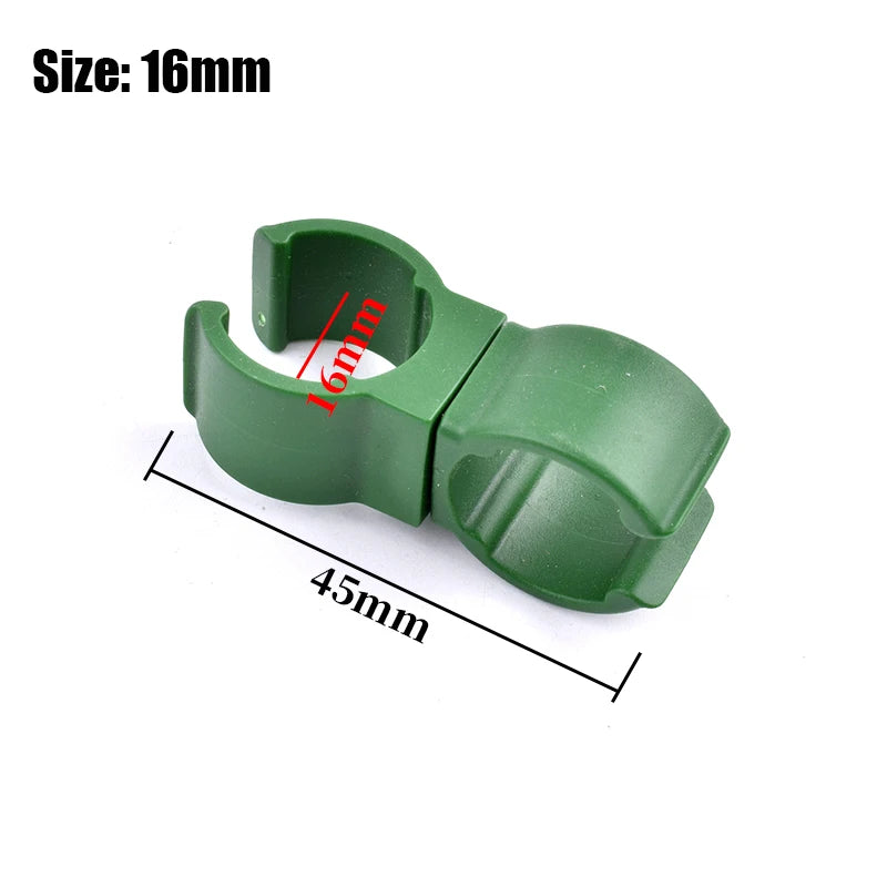 lot clips fixation vert support plante treillis jardinage plastique robuste
