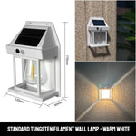lampe murale solaire ip65 protection automatique contemporaine led noir matériau abs moderne