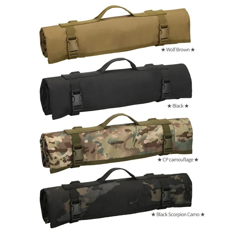 tapis d'entraînement portable sac camouflage robuste militaire poignée amovible texture toile