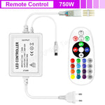 contrôleur led 220v 750w 1500w bluetooth tuya wifi télécommande noir blanc moderne