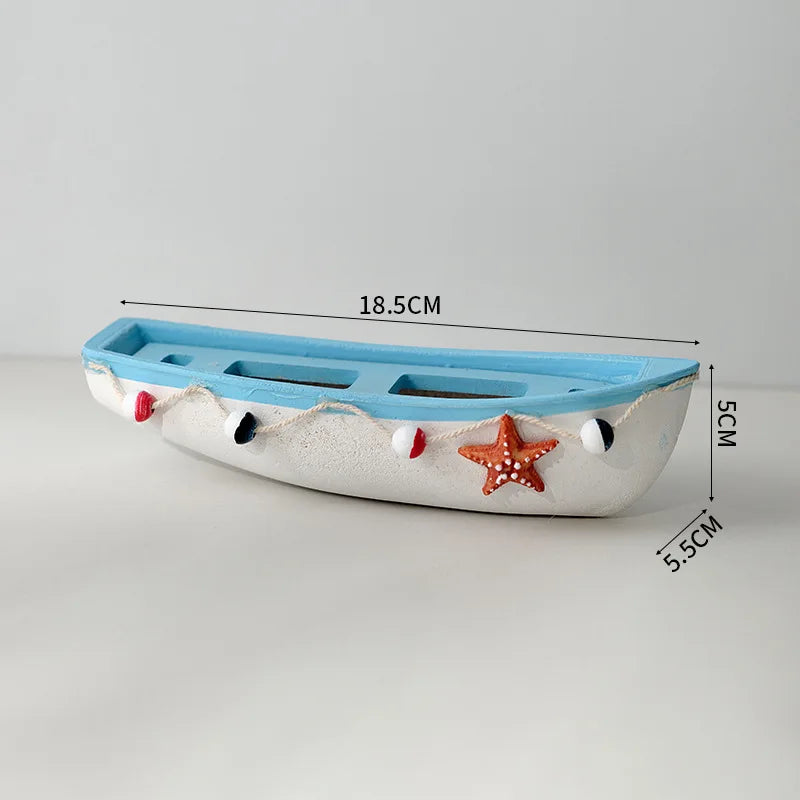 décoration maison bateau bois motif marin coquillages étoiles mer bleu blanc rouge