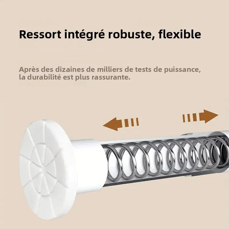 tige douche ajustable moderne blanc noir gris lisse ronde opaques variante longueur