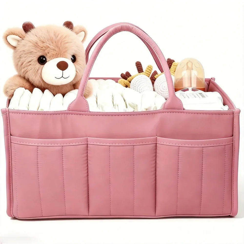 sac rangement fleuri moderne multi usages polyestère réutilisable poches beige vert clair