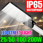 projecteur led lampe rue 200w 100w noir blanc moderne fixé
