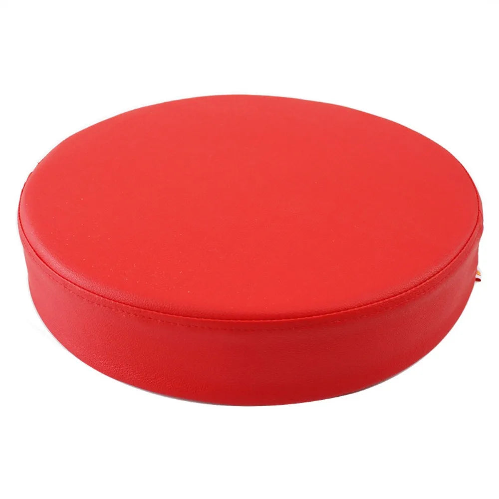 coussin rond imperméable mousse pe tissu uni moderne rouge marron bleu gris vert orange